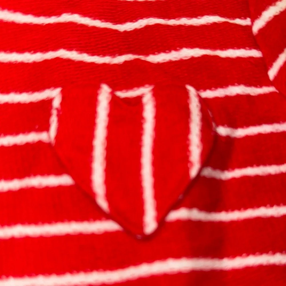 Carter's 24Months Red Striped heart set